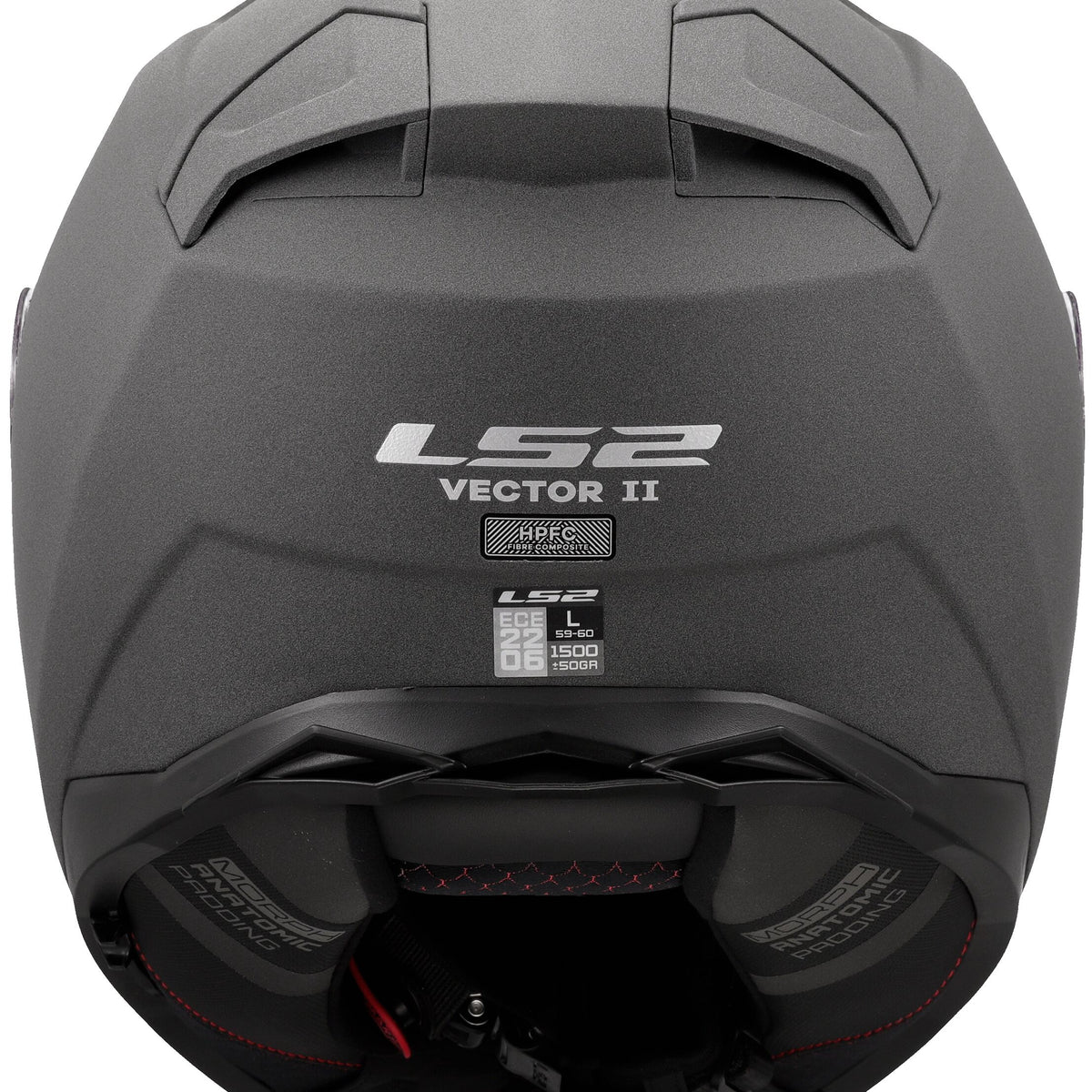 LS2 FF811 Vector II Concrete Grijs Mat Integraalhelm ECE 22.06 – foto 6