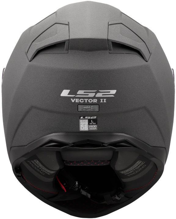 LS2 FF811 Vector II Concrete Grijs Mat Integraalhelm ECE 22.06 – foto 6