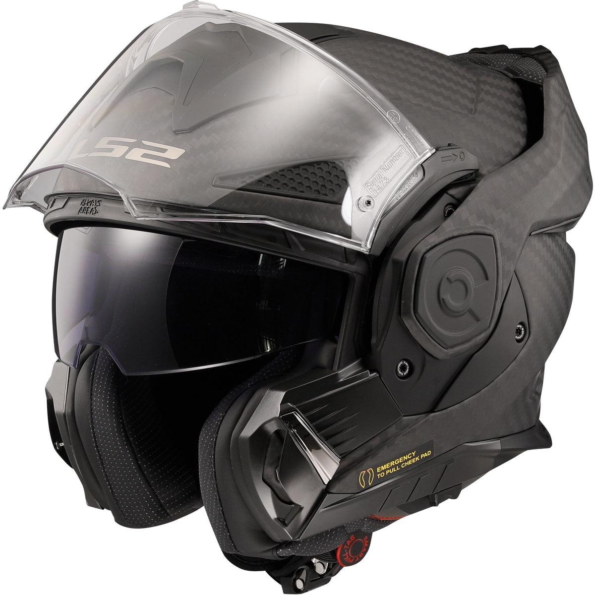 LS2 FF901 Advant X Carbon Matt Zwart Mat Systeemhelm ECE 22.06 – foto 2