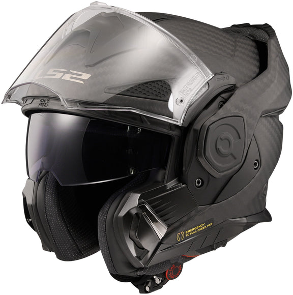 LS2 FF901 Advant X Carbon Matt Zwart Mat Systeemhelm ECE 22.06 – foto 2