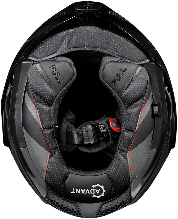 LS2 FF901 Advant X Carbon Matt Zwart Mat Systeemhelm ECE 22.06 – foto 5