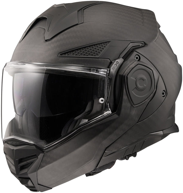 LS2 FF901 Advant X Carbon Matt Zwart Mat Systeemhelm ECE 22.06