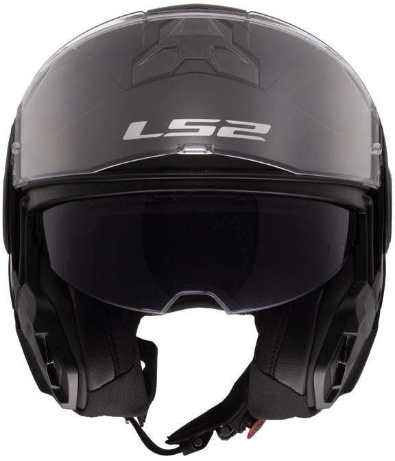 LS2 FF910 Advant II Solid Zwart Mat Systeemhelm ECE 22.06 – foto 6