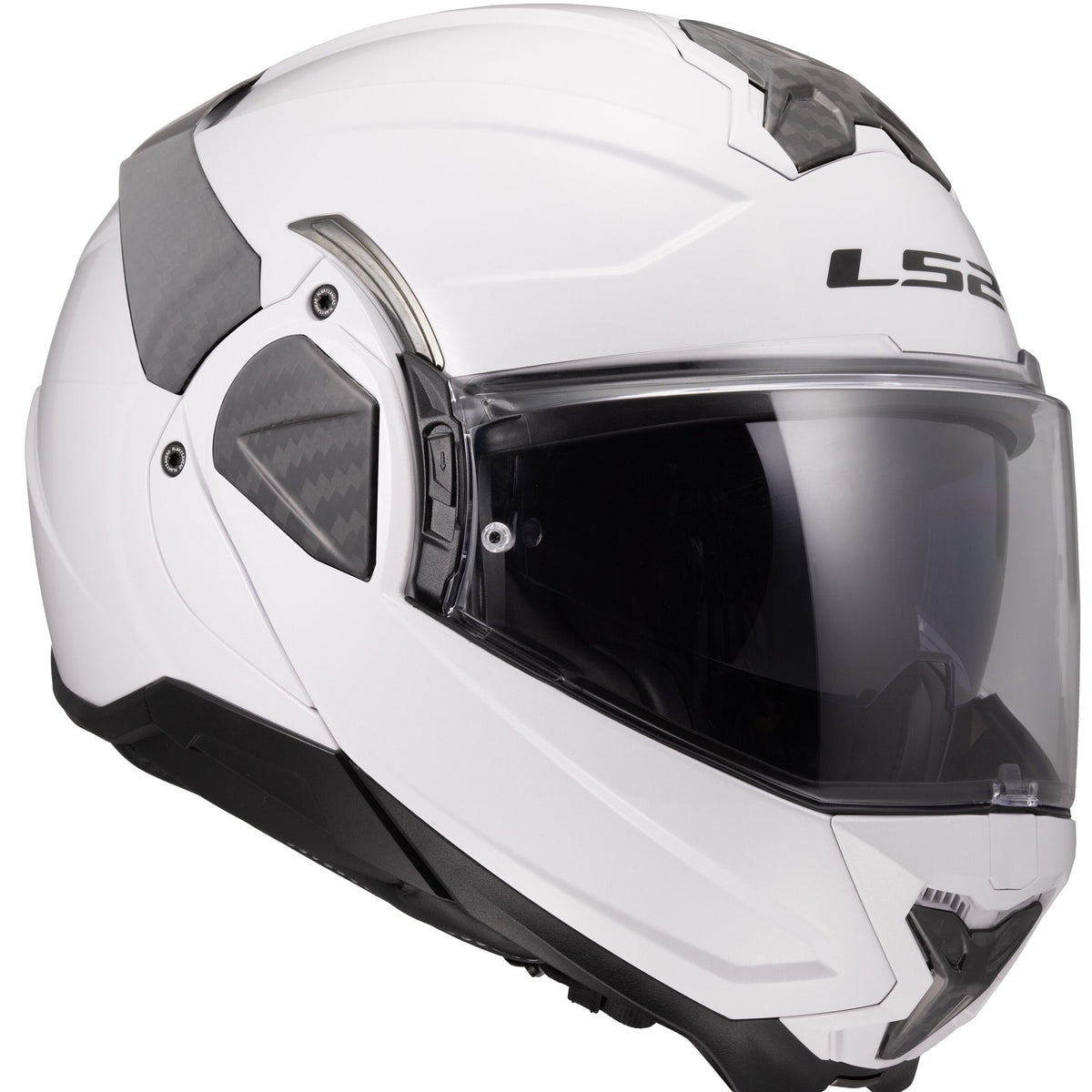 LS2 FF910 Advant II Solid Wit Systeemhelm ECE 22.06