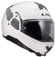 LS2 FF910 Advant II Solid Wit Systeemhelm ECE 22.06