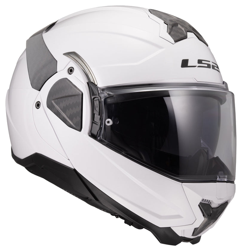 LS2 FF910 Advant II Solid Wit Systeemhelm ECE 22.06