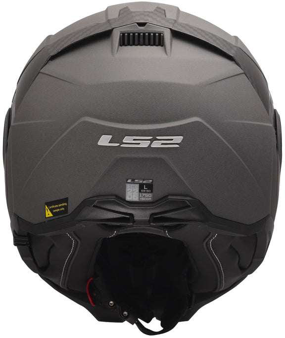 LS2 FF910 Advant II Solid Concrete Grijs Mat Systeemhelm ECE 22.06 – foto 4