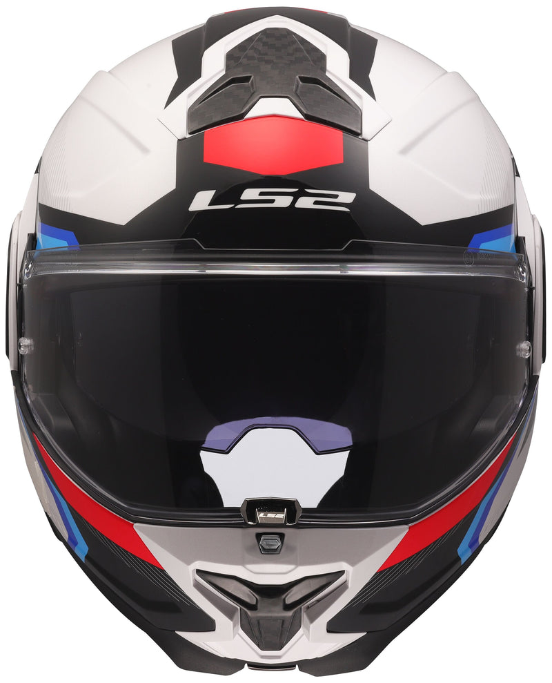LS2 FF910 Advant II Triple Wit/Blauw/Rood Systeemhelm ECE 22.06 – foto 5