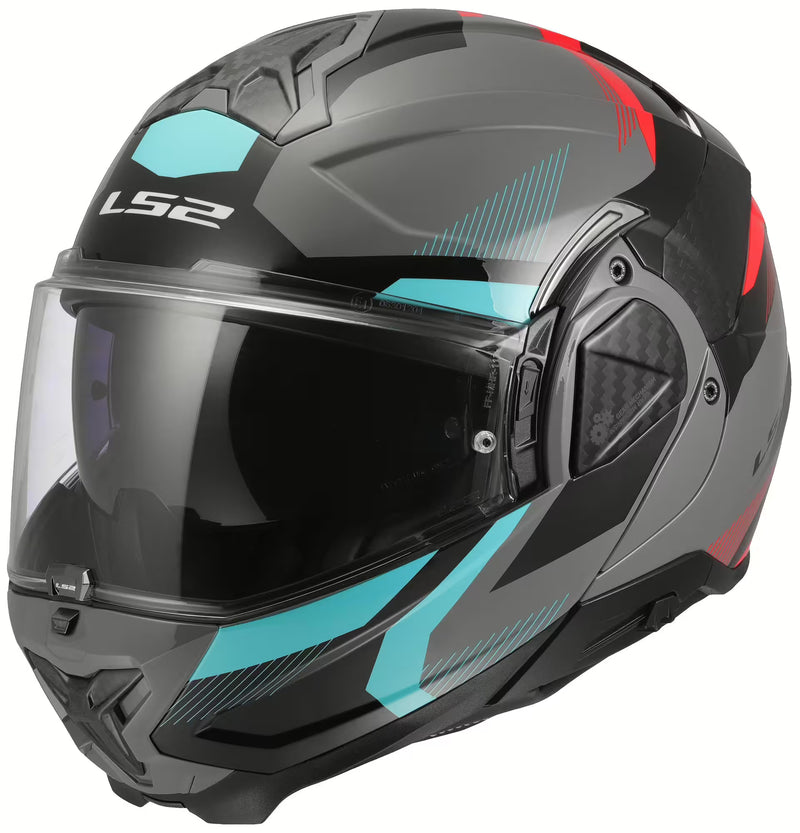 LS2 FF910 Advant II Grijs/Blauw/Rood