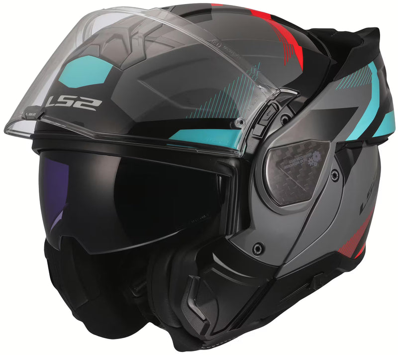 LS2 FF910 Advant II Grijs/Blauw/Rood