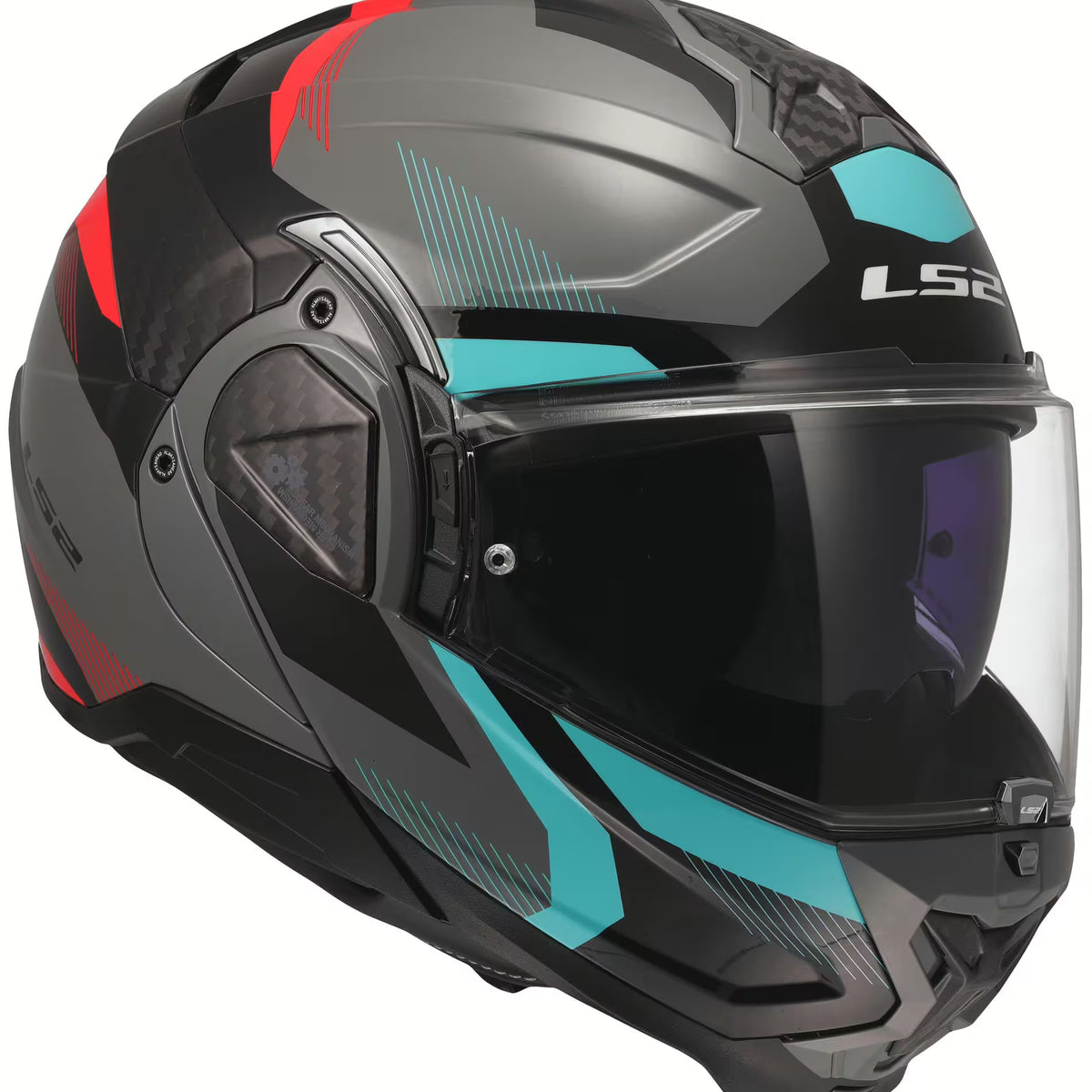 LS2 FF910 Advant II Grijs/Blauw/Rood