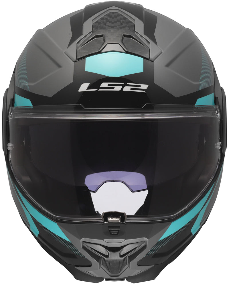 LS2 FF910 Advant II Triple Grijs/Blauw/Rood Systeemhelm ECE 22.06 – foto 4