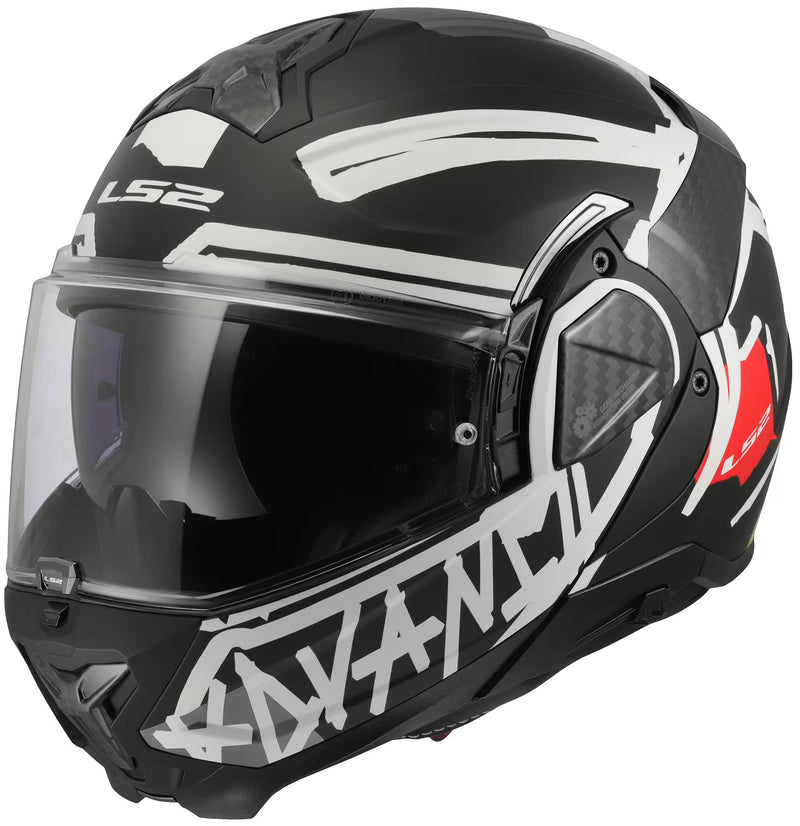 LS2 FF910 Advant II Schwarz/Rot