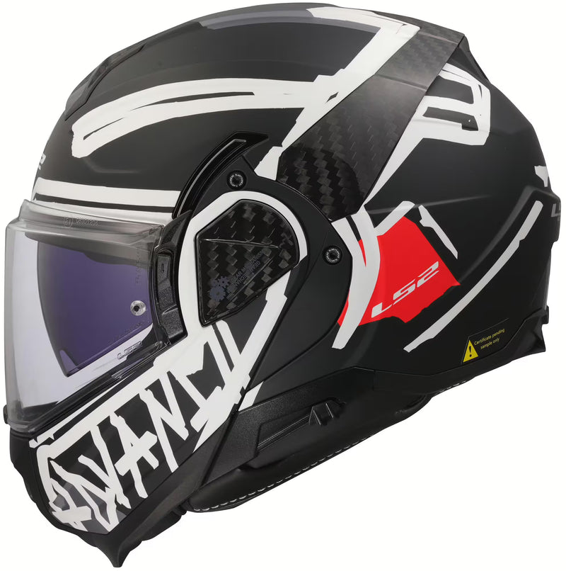 LS2 FF910 Advant II Schwarz/Rot