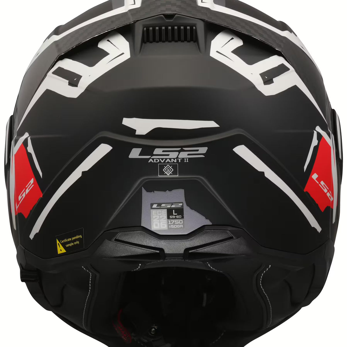 LS2 FF910 Advant II Schwarz/Rot