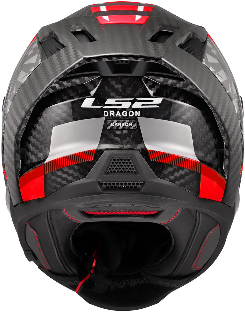 LS2 FF807 Dragon Trax Rood/Grijs Integraalhelm ECE 22.06 – foto 3