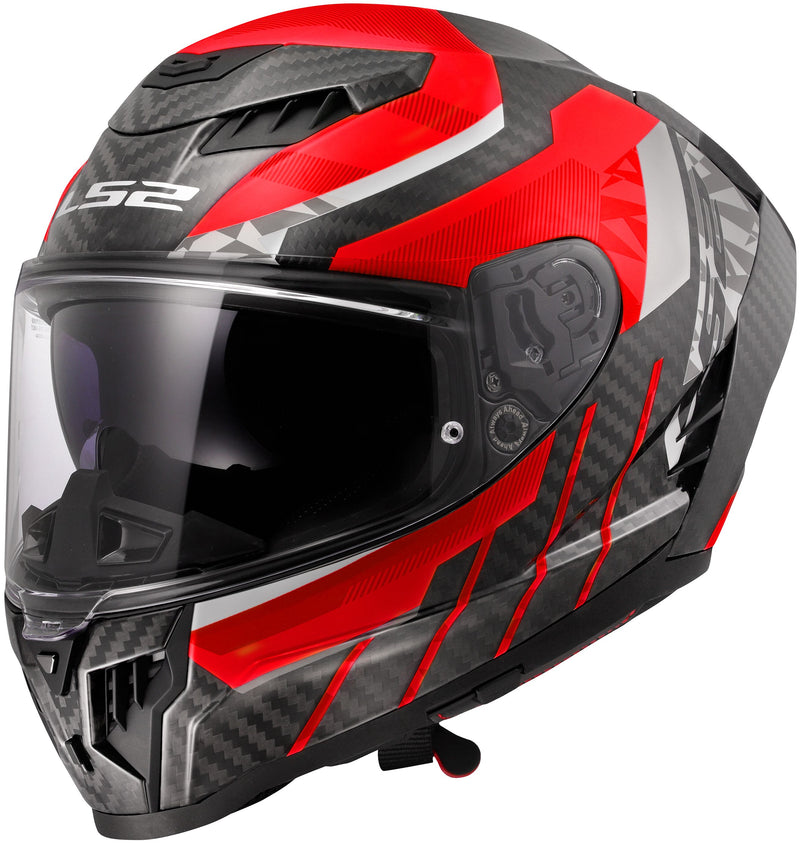 LS2 FF807 Dragon Trax Rood/Grijs Integraalhelm ECE 22.06 – foto 4