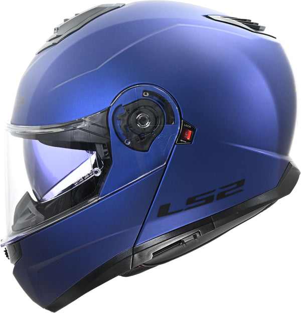 LS2 FF908 Strobe II Navy Blauw Mat Systeemhelm ECE 22.06