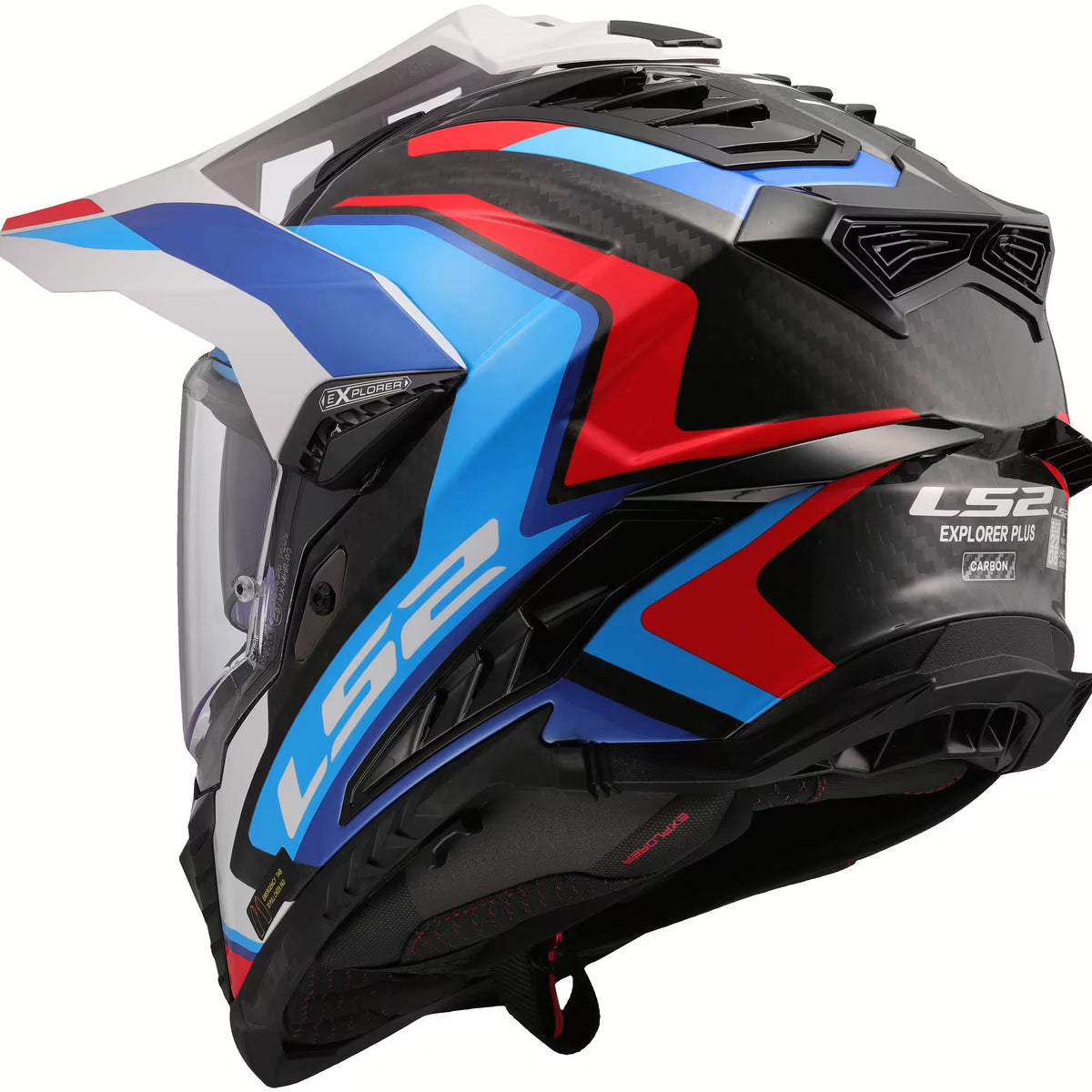LS2 MX701 Explorer Carbon Frontier II Blau/Rot