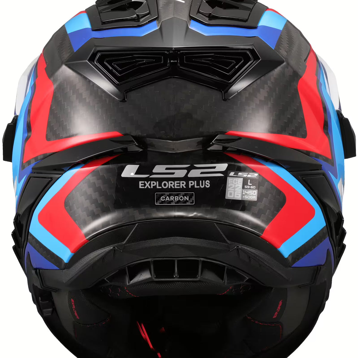 LS2 MX701 Explorer Carbon Frontier II Blau/Rot