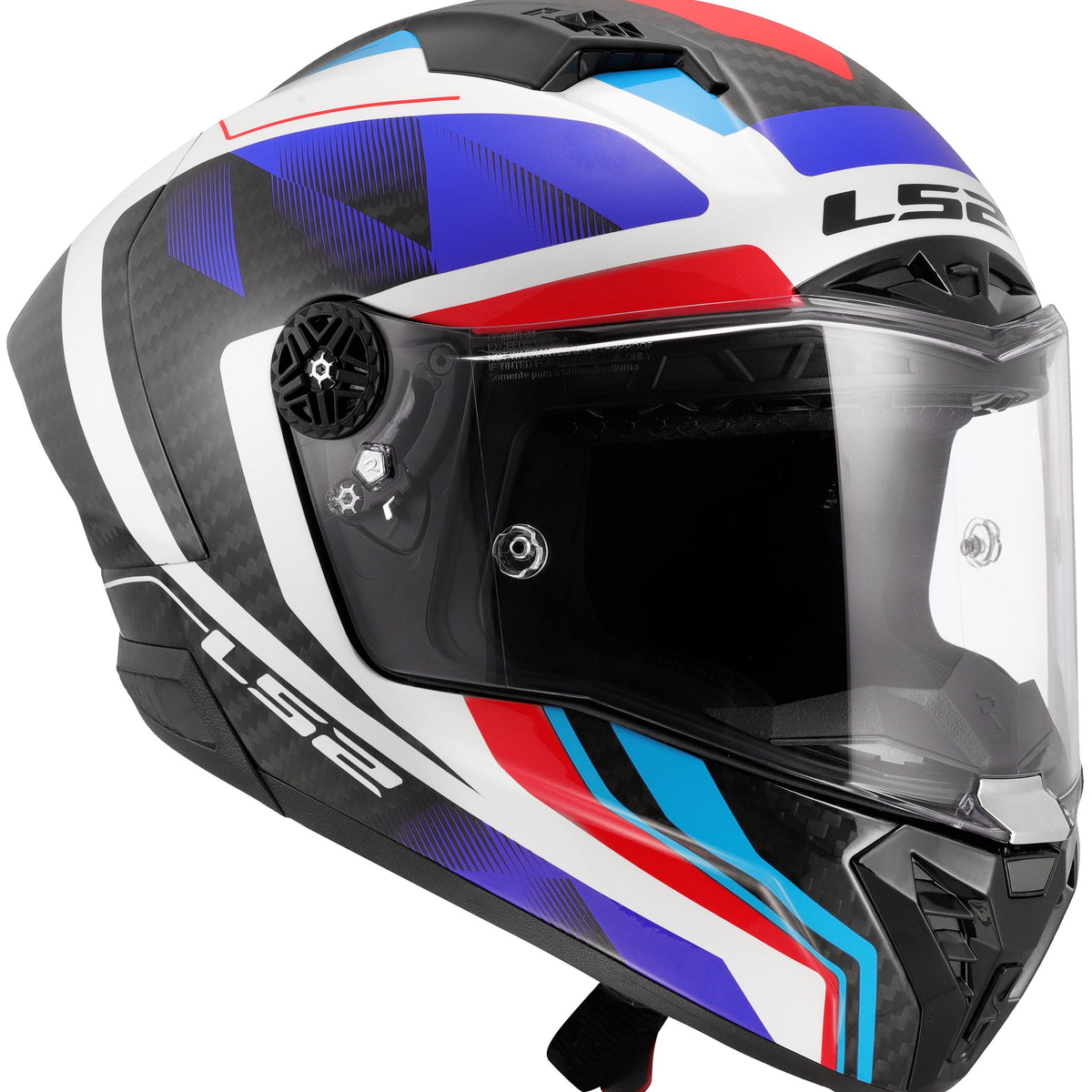 LS2 FF805 Thunder Carbon GP Raute Blauw/Rood Integraalhelm ECE 22.06 – foto 5