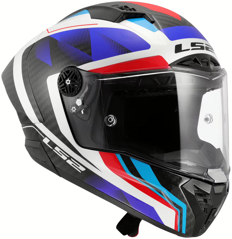 LS2 FF805 Thunder Carbon GP Raute Blauw/Rood