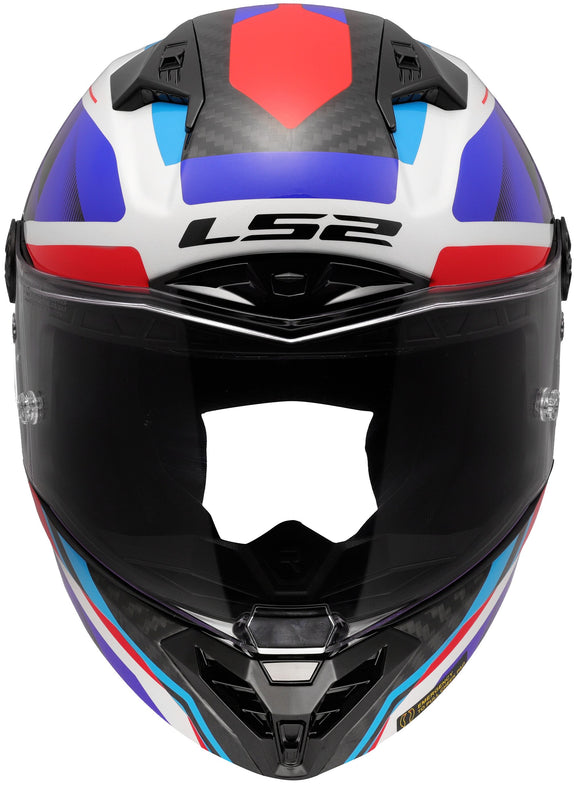 LS2 FF805 Thunder Carbon GP Raute Blauw/Rood Integraalhelm ECE 22.06 – foto 6
