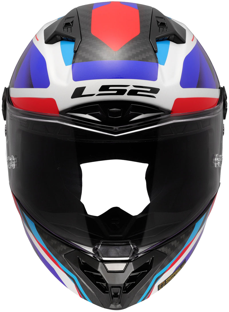LS2 FF805 Thunder Carbon GP Raute Blauw/Rood Integraalhelm ECE 22.06 – foto 6