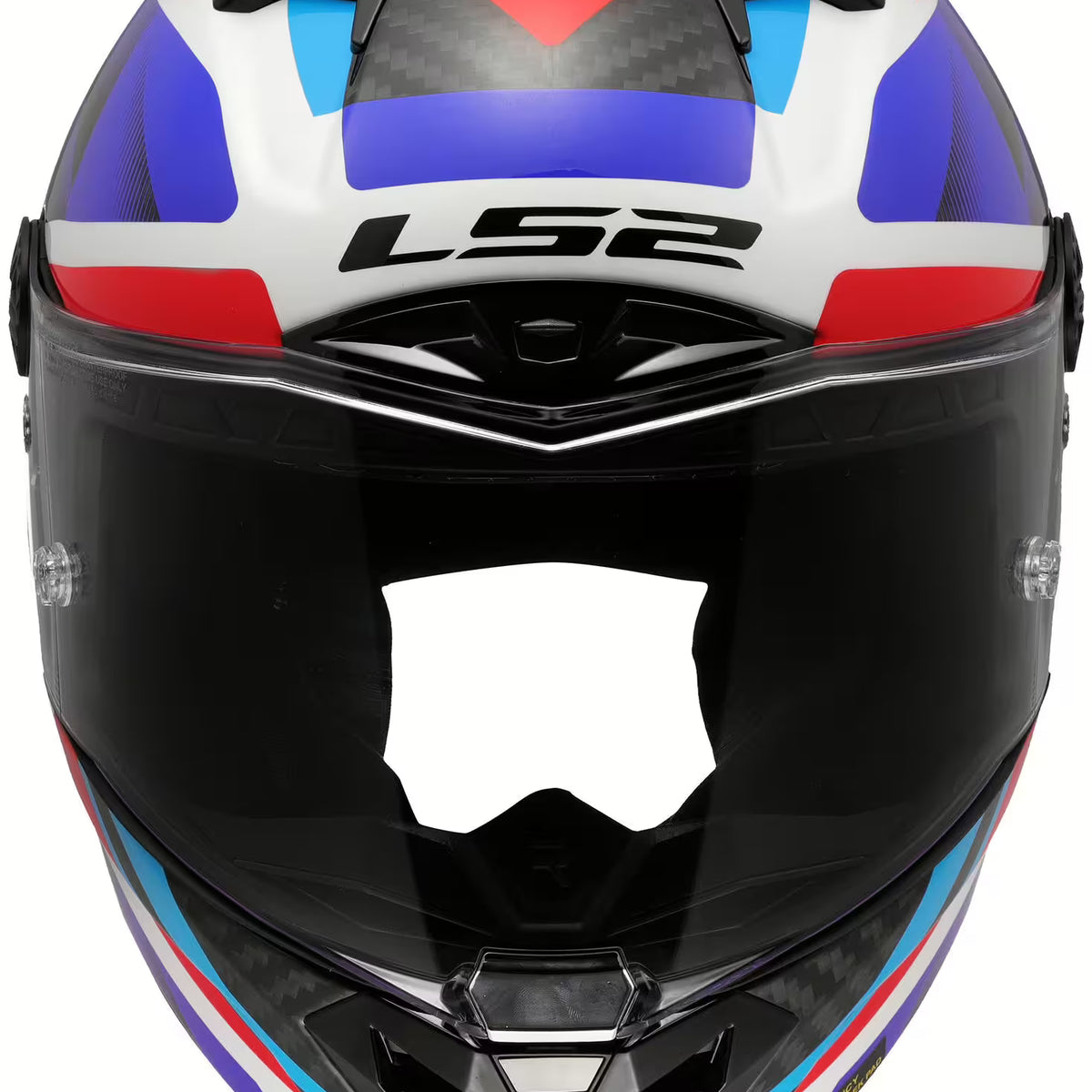 LS2 FF805 Thunder Carbon GP Raute Blauw/Rood