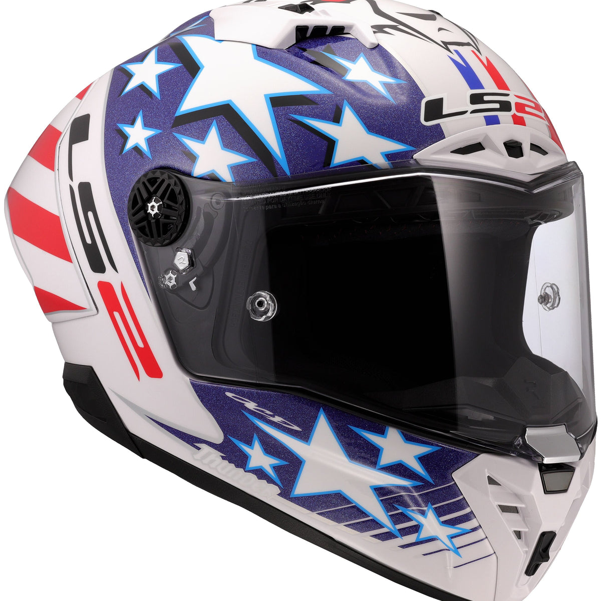 LS2 FF805 Thunder Carbon GP Aero Replica Baz Wit/Rood/Blauw Integraalhelm ECE 22.06 – foto 2