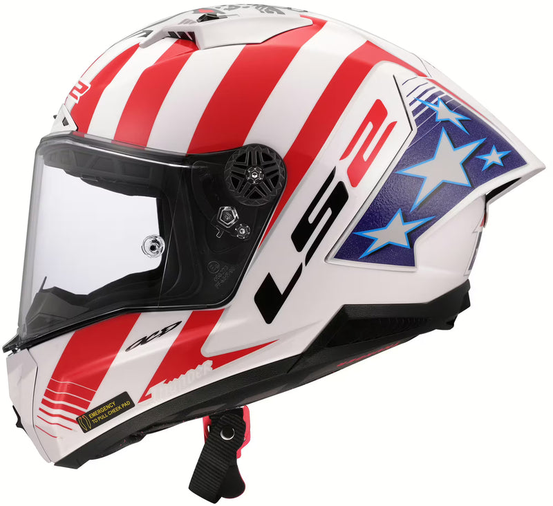 LS2 FF805 Thunder GP Aero Replica Baz Limited Edition Carbon Rennhelm