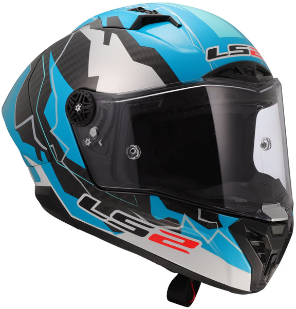 LS2 FF805 Thunder Carbon GP Aero Replica Huertas Blauw/Wit/Zwart Integraalhelm ECE 22.06 – foto 2