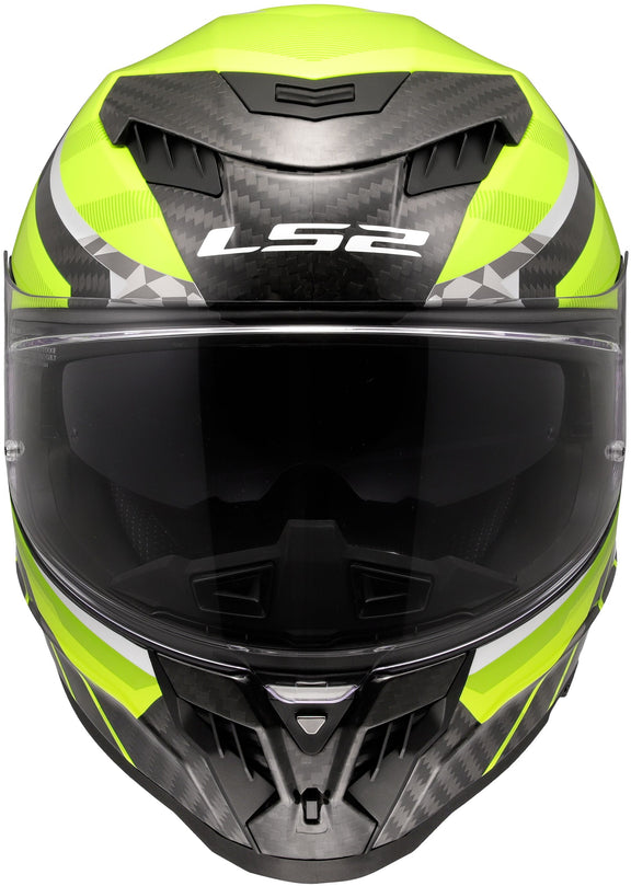 LS2 FF807 Dragon Trax Geel/Grijs Integraalhelm ECE 22.06