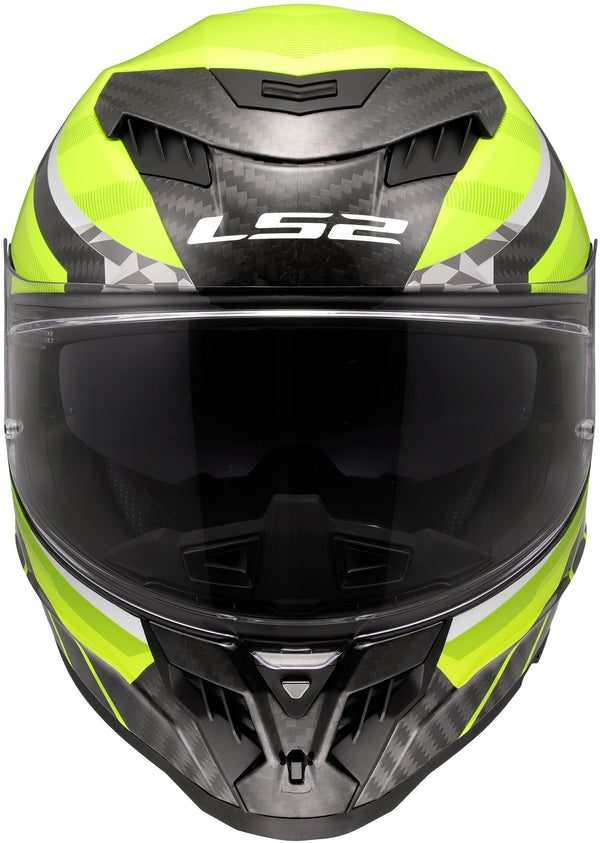 LS2 FF807 Dragon Trax Gelb/Grau Integralhelm ECE 22.06