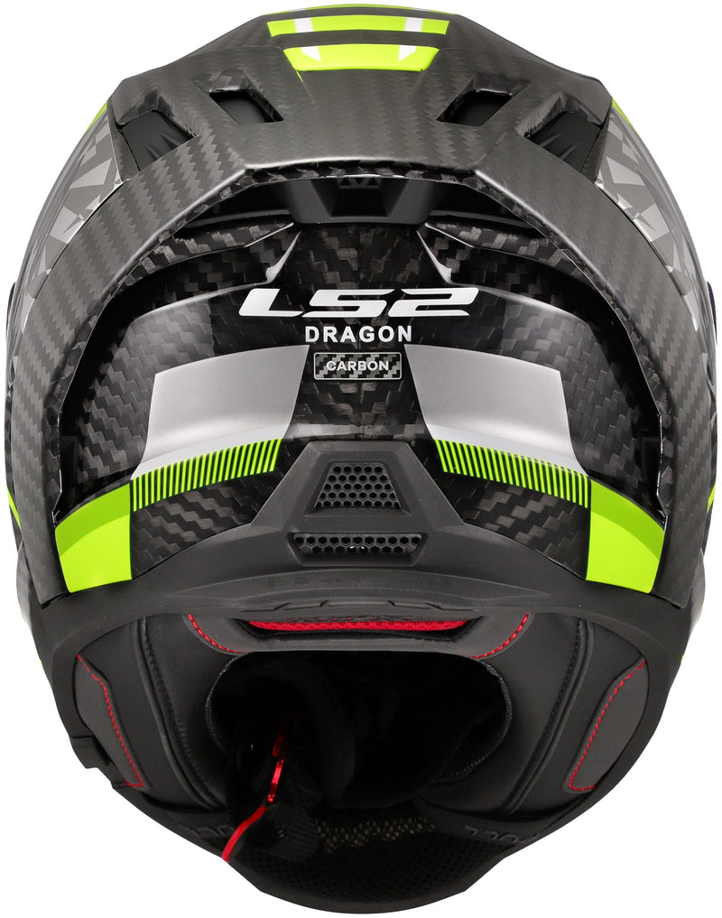 LS2 FF807 Dragon Trax Geel/Grijs Integraalhelm ECE 22.06 – foto 3