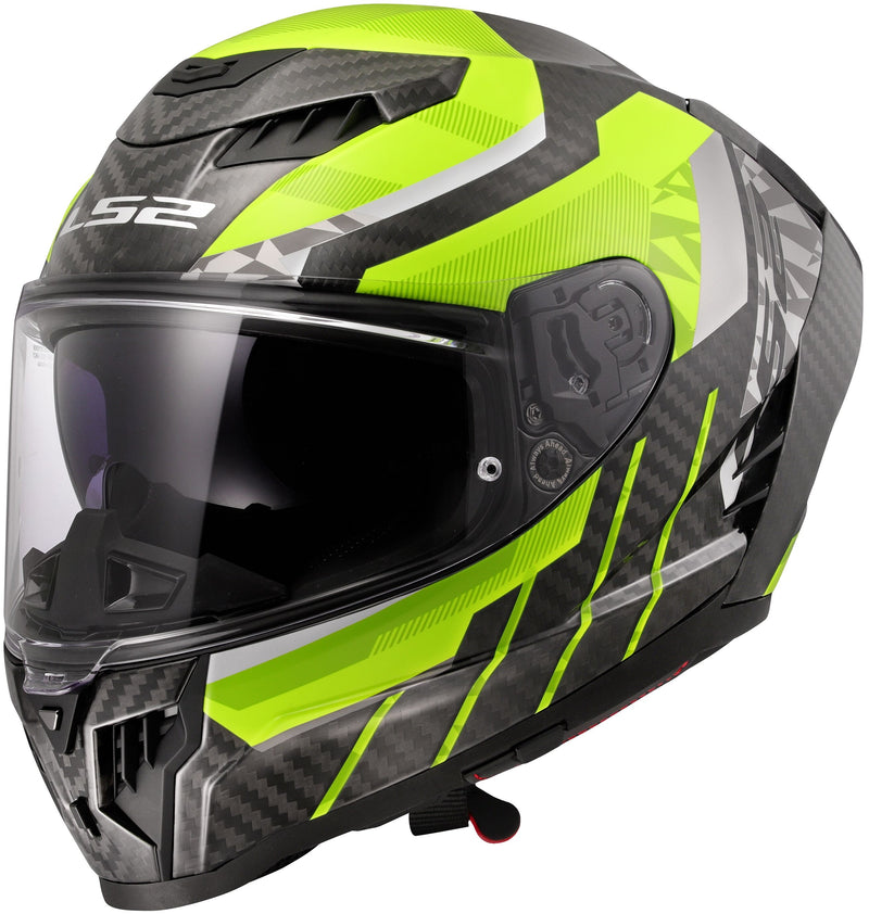 LS2 FF807 Dragon Trax Geel/Grijs Integraalhelm ECE 22.06 – foto 4