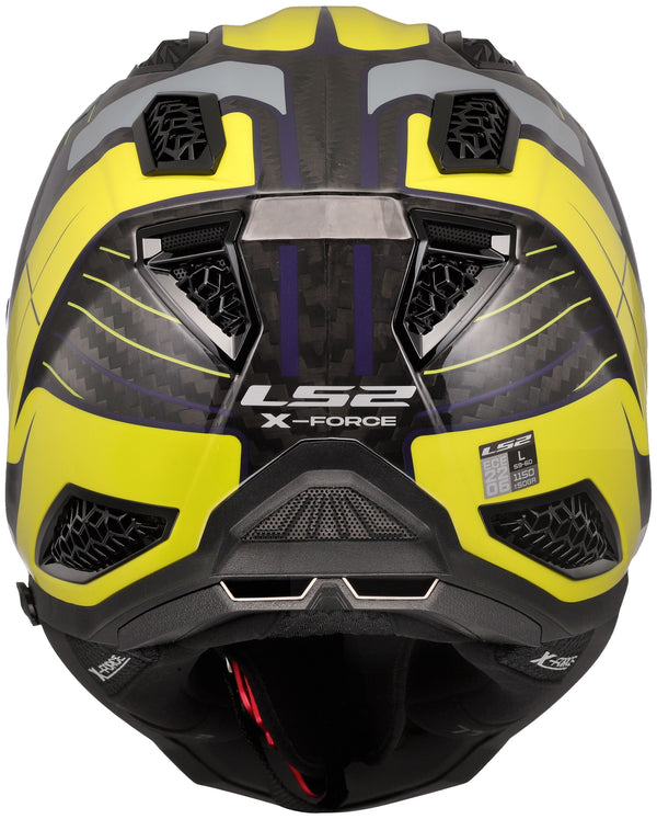 LS2 MX703 X-Force Galuo Grau/Neongelb, 65/66 = 3XL Crosshelm ECE 22.06