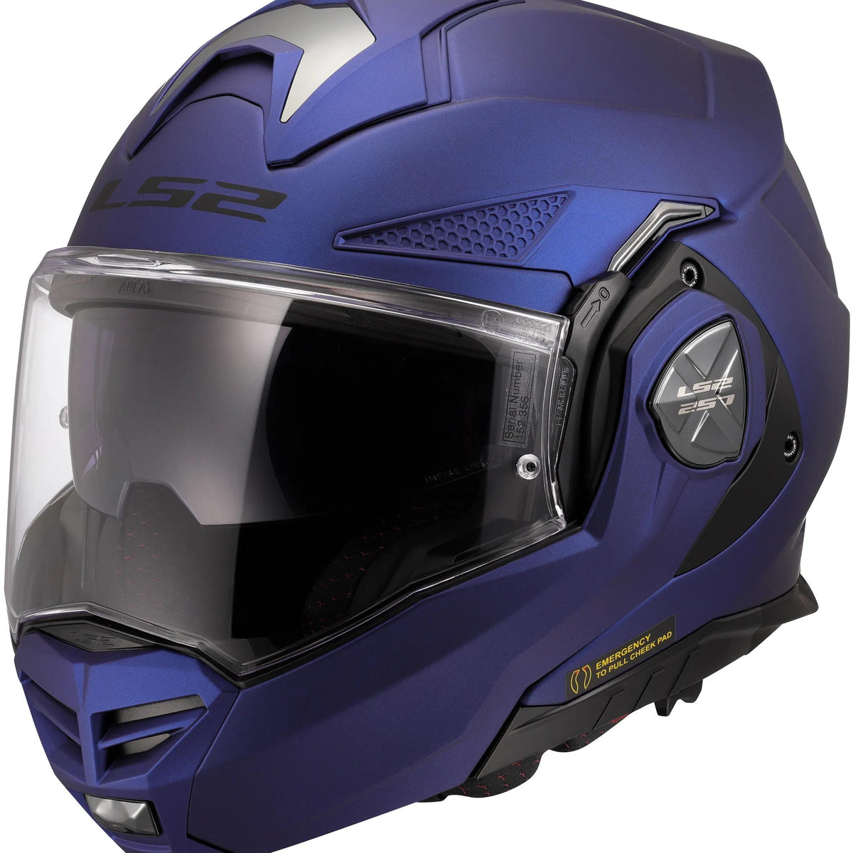 LS2 FF901 Advant X Solid Navy Blauw Mat Systeemhelm ECE 22.06