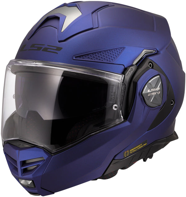LS2 FF901 Advant X Solid Blauw Mat Systeemhelm ECE 22.06