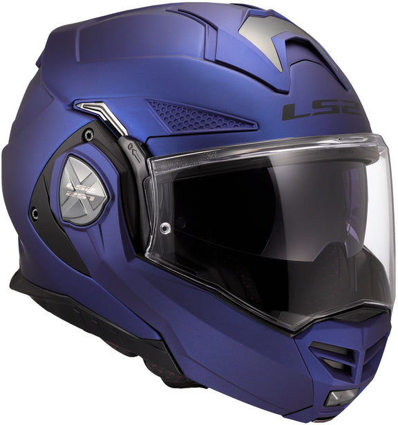 LS2 FF901 Advant X Solid Blauw Mat Systeemhelm ECE 22.06 – foto 3