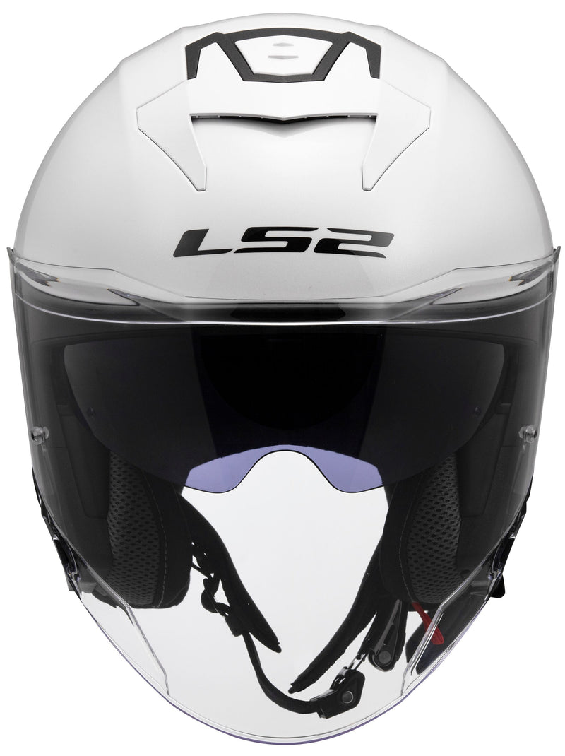 LS2 OF618 Verso II Solid Wit Jethelm ECE 22.06