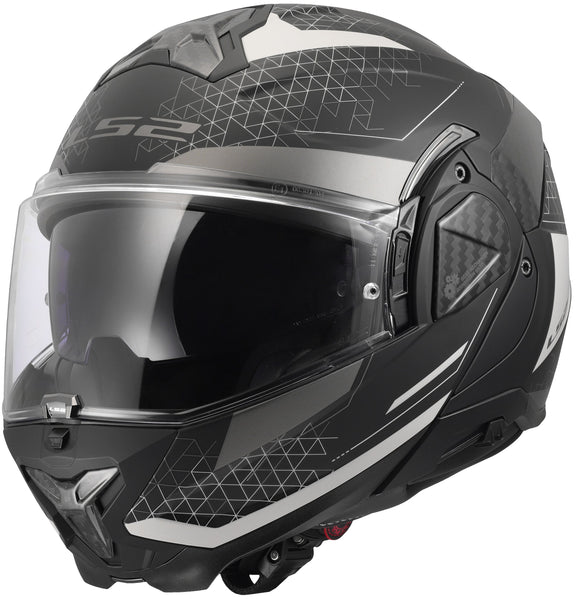 LS2 FF910 Advant II Astral Grijs Mat Systeemhelm ECE 22.06