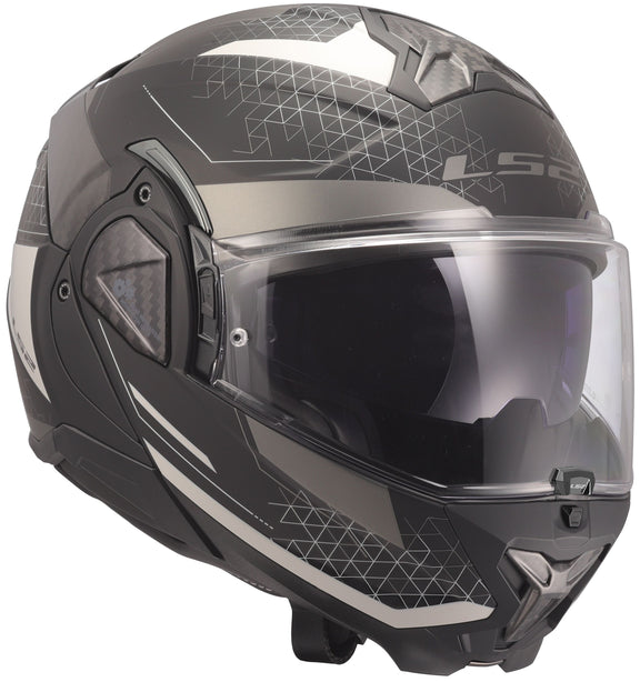 LS2 FF910 Advant II Astral Grijs Mat Systeemhelm ECE 22.06 – foto 2
