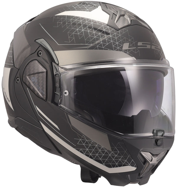 LS2 FF910 Advant II Astral Grau Matt Systemhelm ECE 22.06