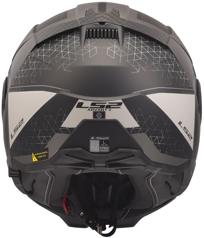LS2 FF910 Advant II Astral Grijs Mat Systeemhelm ECE 22.06 – foto 3