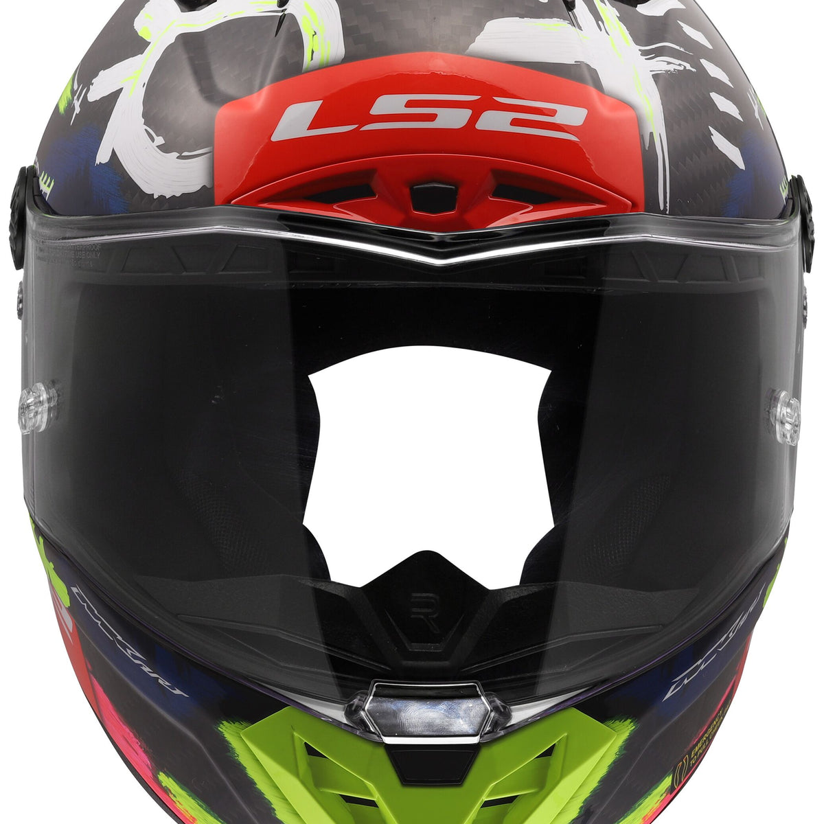 LS2 FF805 Thunder Carbon GP Aero Replica Aldeguer 25 Zwart/Geel/Rood Integraalhelm ECE 22.06