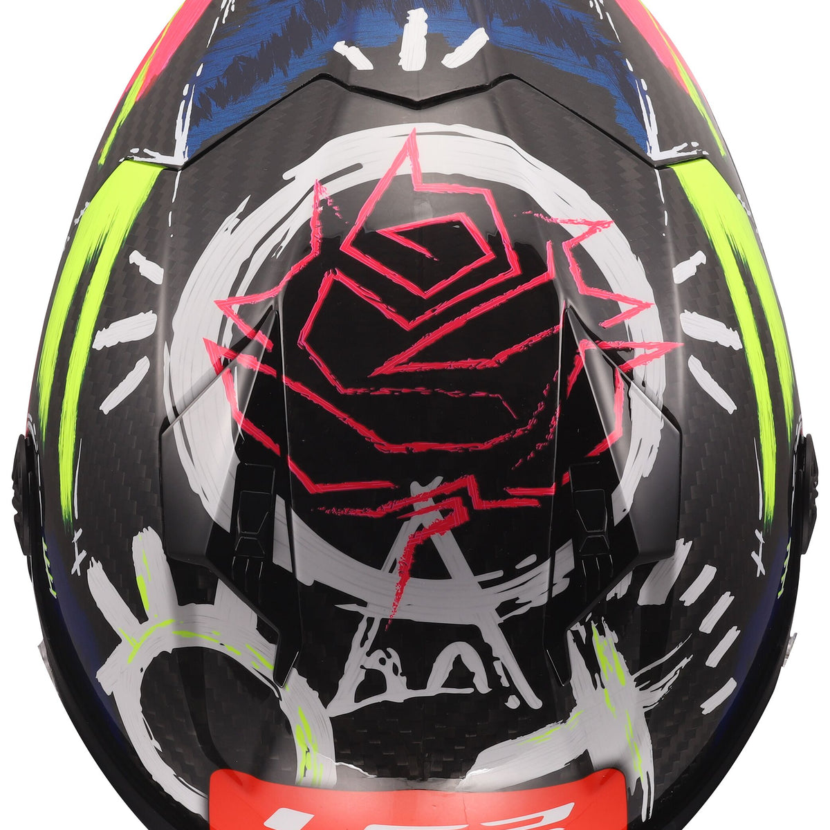LS2 FF805 Thunder Carbon GP Aero Replica Aldeguer 25 Zwart/Geel/Rood Integraalhelm ECE 22.06 – foto 3