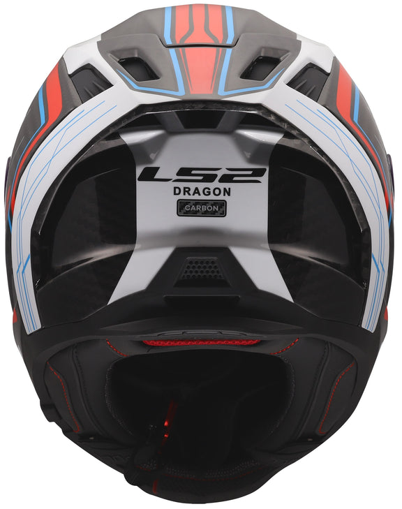 LS2 FF807 Dragon Subic Zwart/Wit/Rood Integraalhelm ECE 22.06 – foto 4