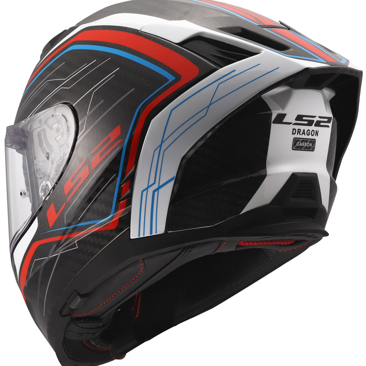 LS2 FF807 Dragon Subic Zwart/Wit/Rood Integraalhelm ECE 22.06 – foto 6