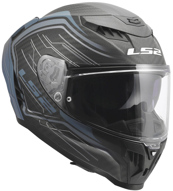 LS2 FF807 Dragon Subic Schwarz/Petrol Integralhelm ECE 22.06